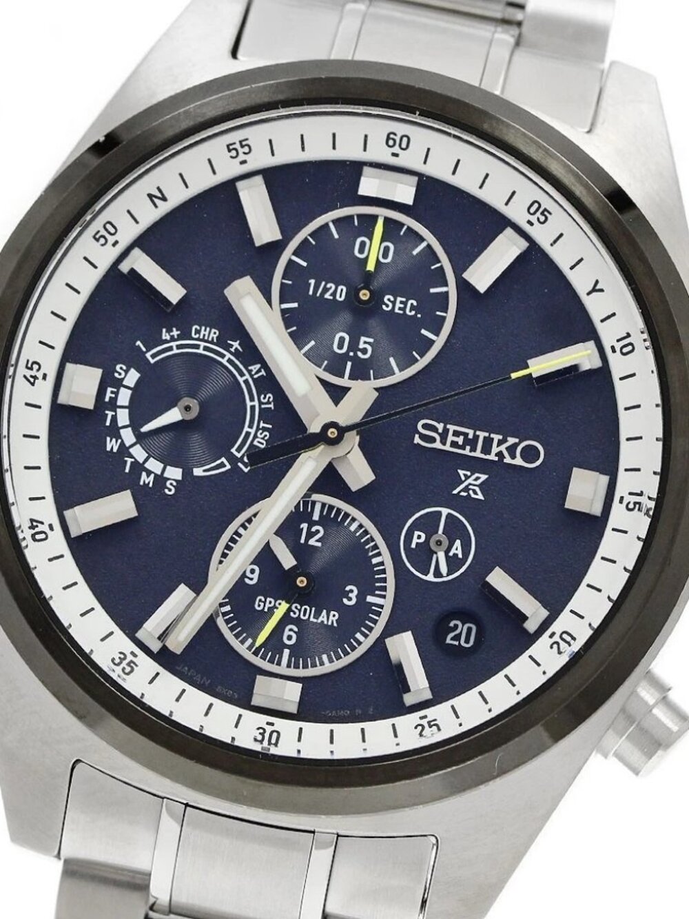 SEIKO Prospex SBED011/5X83-0AH0-1 GPS Solar Powered Radio Men's_961122